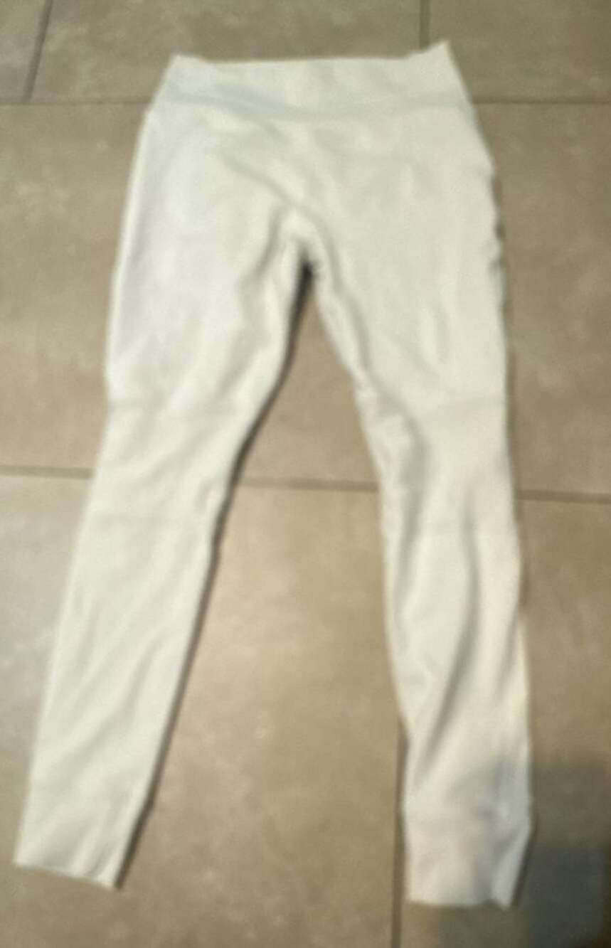ALO Yoga White Moto Legging